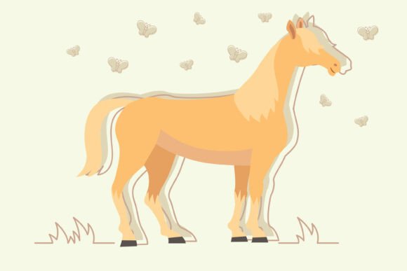 Brown Horse Standing in Sunny Meadow: A Font for Timeless Branding