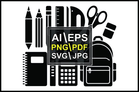 Designing with Clarity: Silhouette School Supplies Backpack Penc