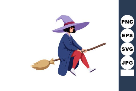 Unleash Whimsy: Designing with a Flying Witch Font